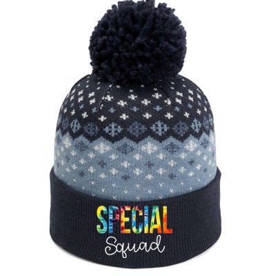 Special Squad Tie Dye Appreciation Day Hello Back To School The Baniff Cuffed Pom Beanie