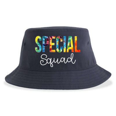 Special Squad Tie Dye Appreciation Day Hello Back To School Sustainable Bucket Hat