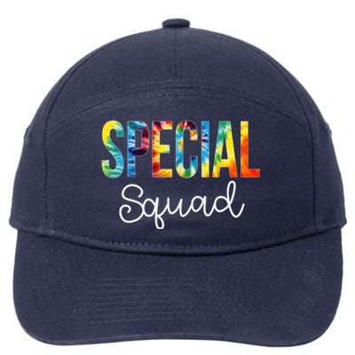 Special Squad Tie Dye Appreciation Day Hello Back To School 7-Panel Snapback Hat