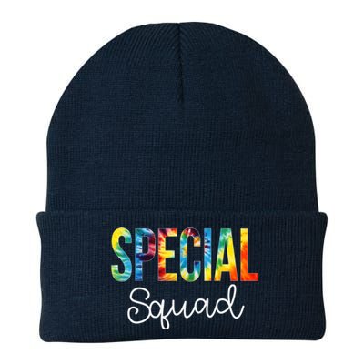 Special Squad Tie Dye Appreciation Day Hello Back To School Knit Cap Winter Beanie