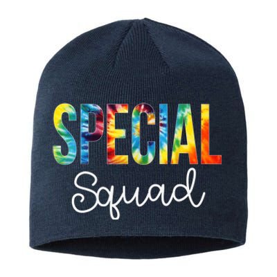 Special Squad Tie Dye Appreciation Day Hello Back To School Sustainable Beanie