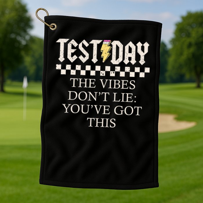 Staar State Testing Day Motivation Dont Lie You've Got This Golf Towel