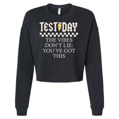 Staar State Testing Day Motivation Dont Lie You've Got This Cropped Pullover Crew