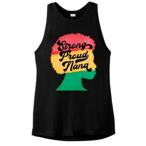 StrongProudNana Ladies PosiCharge Tri-Blend Wicking Tank