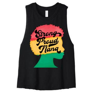 StrongProudNana Women's Racerback Cropped Tank