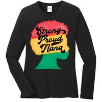 StrongProudNana Ladies Long Sleeve Shirt