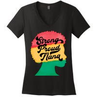 StrongProudNana Women's V-Neck T-Shirt