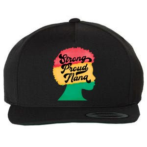 StrongProudNana Wool Snapback Cap