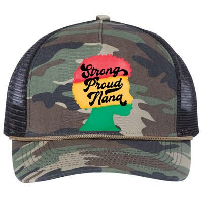 StrongProudNana Retro Rope Trucker Hat Cap