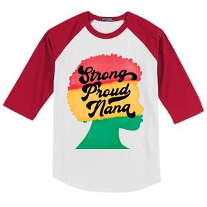 StrongProudNana Kids Colorblock Raglan Jersey