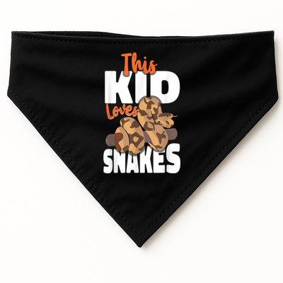 Snake Serpent This Kids Loves Snakes USA-Made Doggie Bandana