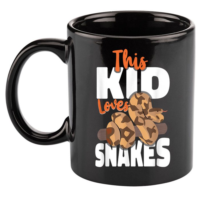Snake Serpent This Kids Loves Snakes 11oz C Handle Ceramic Mug