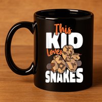Snake Serpent This Kids Loves Snakes 11oz C Handle Ceramic Mug