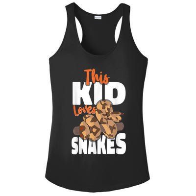 Snake Serpent This Kids Loves Snakes Ladies PosiCharge Competitor Racerback Tank