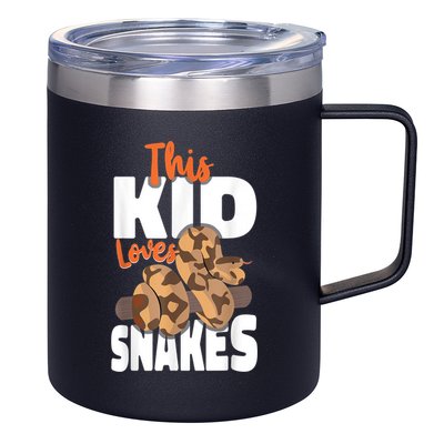 Snake Serpent This Kids Loves Snakes 12oz Stainless Steel Coffee Mug