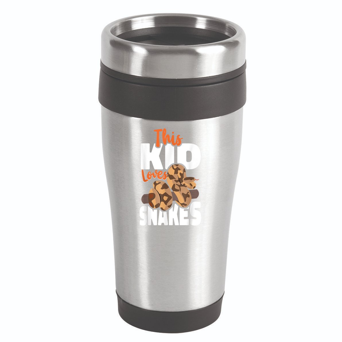 Snake Serpent This Kids Loves Snakes 16oz Travel Tumbler