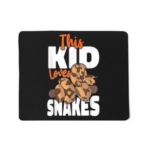 Snake Serpent This Kids Loves Snakes Mousepad