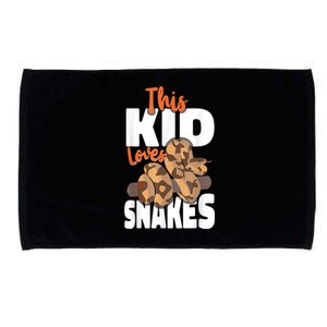 Snake Serpent This Kids Loves Snakes Microfiber Hand Towel