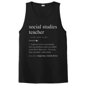 Social Studies Teacher PosiCharge Competitor Tank