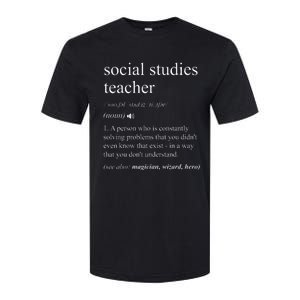 Social Studies Teacher Softstyle CVC T-Shirt