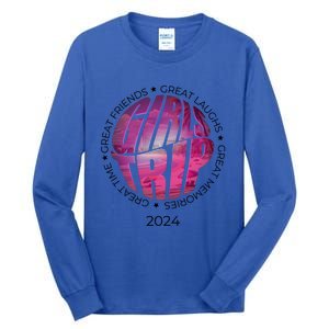 Suned Sisters: Trip 2024 Beach Edition Great Gift Tall Long Sleeve T-Shirt