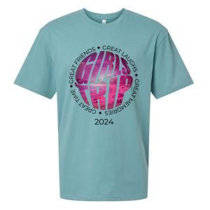 Suned Sisters: Trip 2024 Beach Edition Great Gift Sueded Cloud Jersey T-Shirt