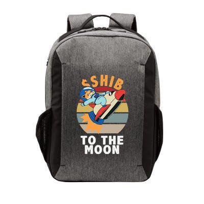 Shiba, Shib To The Moon Vector Backpack