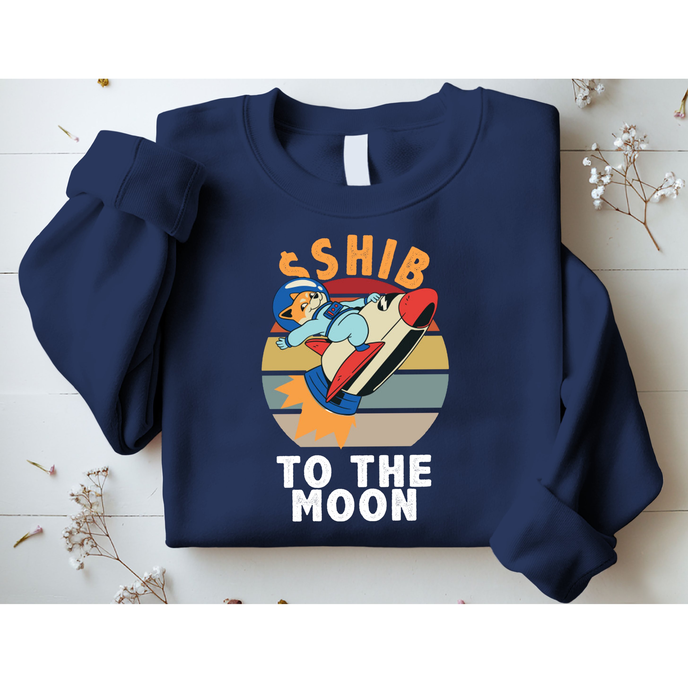 Shiba, Shib To The Moon Sweatshirt