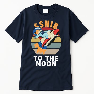 Shiba, Shib To The Moon Tall T-Shirt