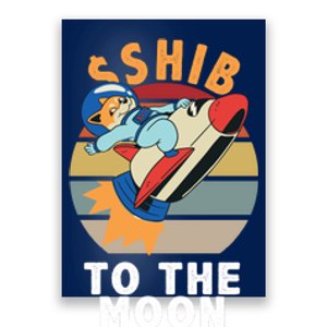 Shiba, Shib To The Moon Poster