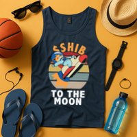 Shiba, Shib To The Moon Tank Top