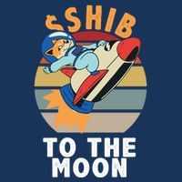 Shiba, Shib To The Moon Tank Top
