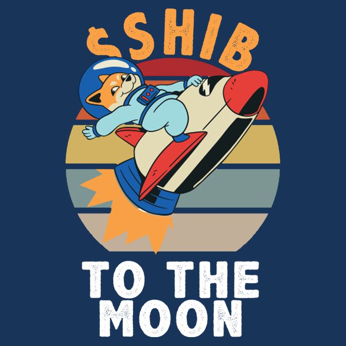 Shiba, Shib To The Moon Tank Top