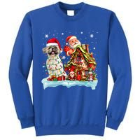 Santa Shih Tzu Funny Santa Gnome Snow Xmas Dog Lover Gift Sweatshirt