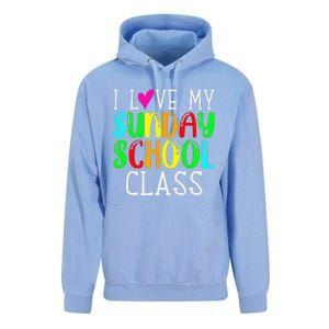 Sunday School Teacher I Love My Class Church Jesus Bible Gift Unisex Surf Hoodie