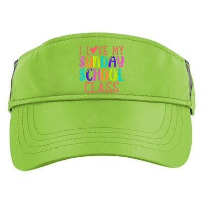 Sunday School Teacher I Love My Class Church Jesus Bible Adult Drive Performance Visor