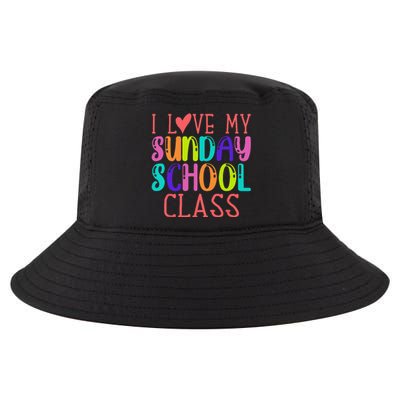 Sunday School Teacher I Love My Class Church Jesus Bible Cool Comfort Performance Bucket Hat