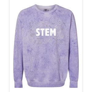 Stem Science Technology Engineering Math Teacher Student Colorblast Crewneck Sweatshirt