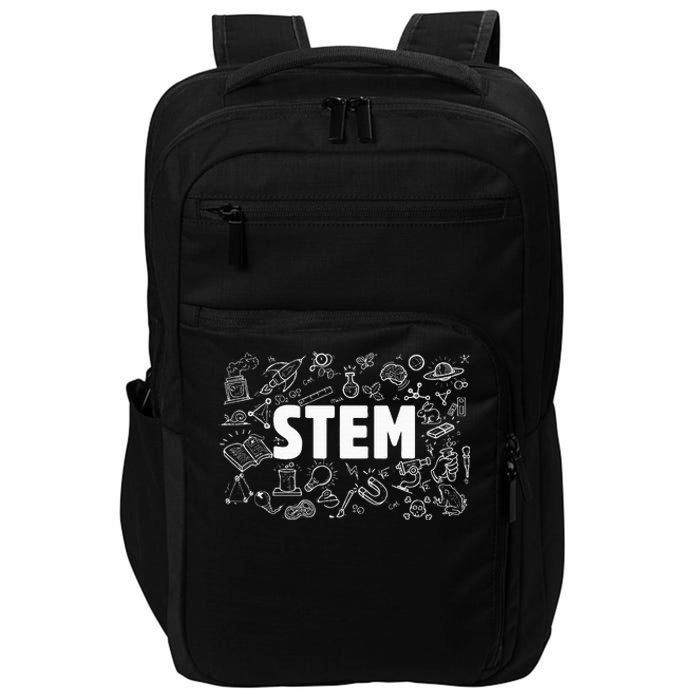 Stem Science Technology Engineering Math Teacher Student Impact Tech Backpack