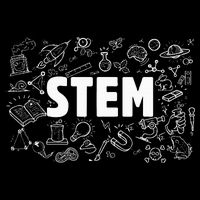 Stem Science Technology Engineering Math Teacher Student 7-Panel Snapback Hat