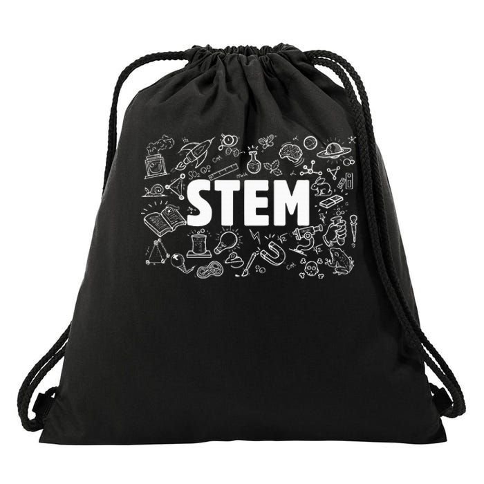 Stem Science Technology Engineering Math Teacher Student Drawstring Bag