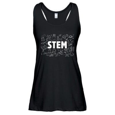 Stem Science Technology Engineering Math Teacher Student Ladies Essential Flowy Tank