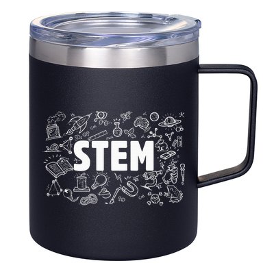 Stem Science Technology Engineering Math Teacher Student 12oz Stainless Steel Coffee Mug