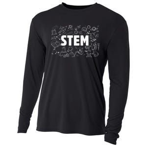 Stem Science Technology Engineering Math Teacher Student Cooling Performance Long Sleeve Crew