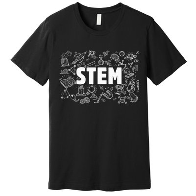 Stem Science Technology Engineering Math Teacher Student Premium T-Shirt