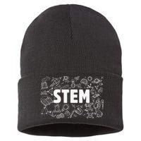 Stem Science Technology Engineering Math Teacher Student Sustainable Knit Beanie