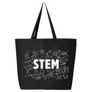 Stem Science Technology Engineering Math Teacher Student 25L Jumbo Tote