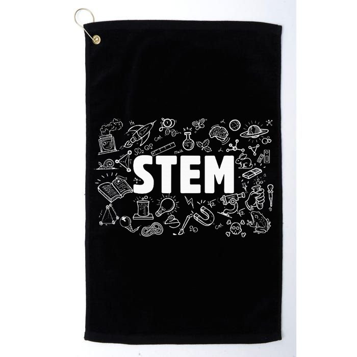 Stem Science Technology Engineering Math Teacher Student Golf Towel
