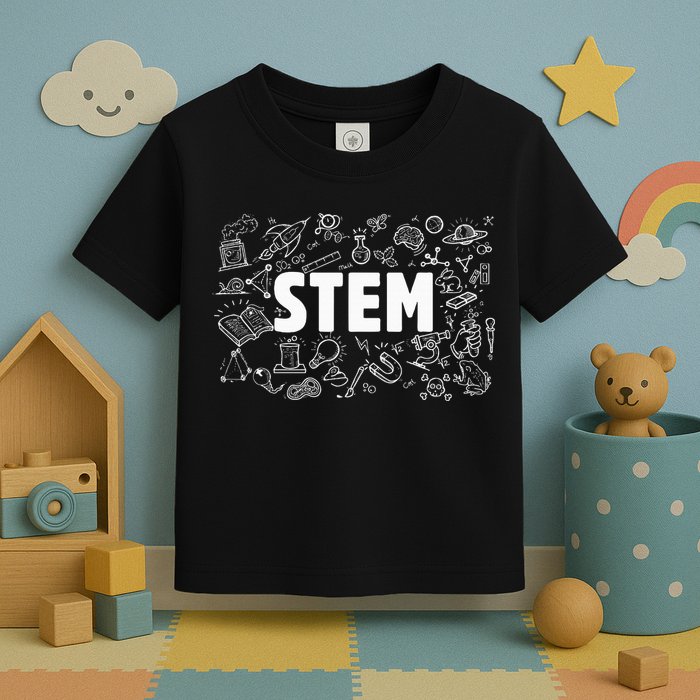 Stem Science Technology Engineering Math Teacher Student Toddler T-Shirt