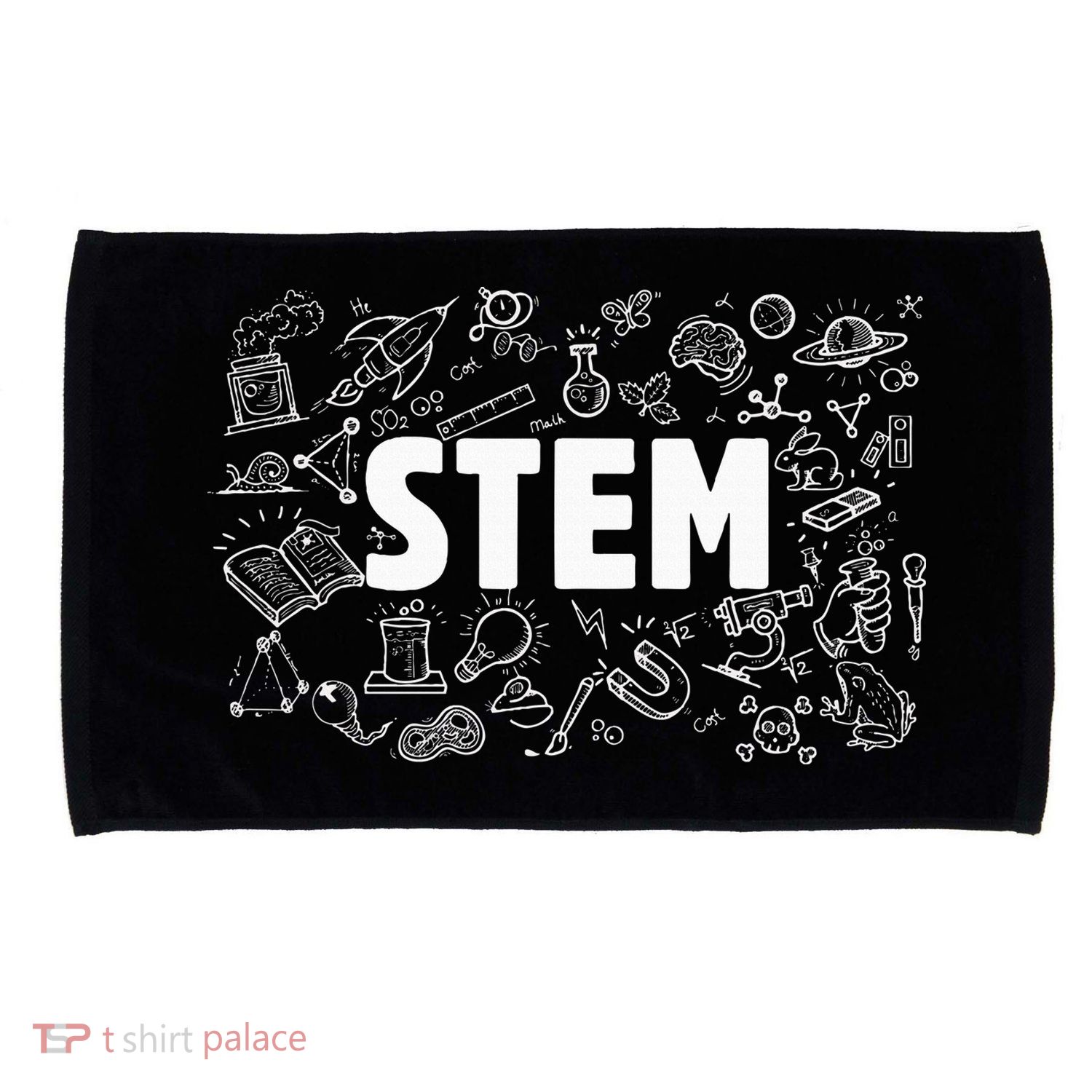 Stem Science Technology Engineering Math Teacher Student Microfiber Hand Towel
